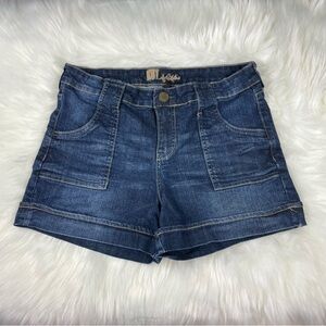 🔥KUT From The Kloth Y2K Short Denim Jean Shorts Mid Wash Women Size 10